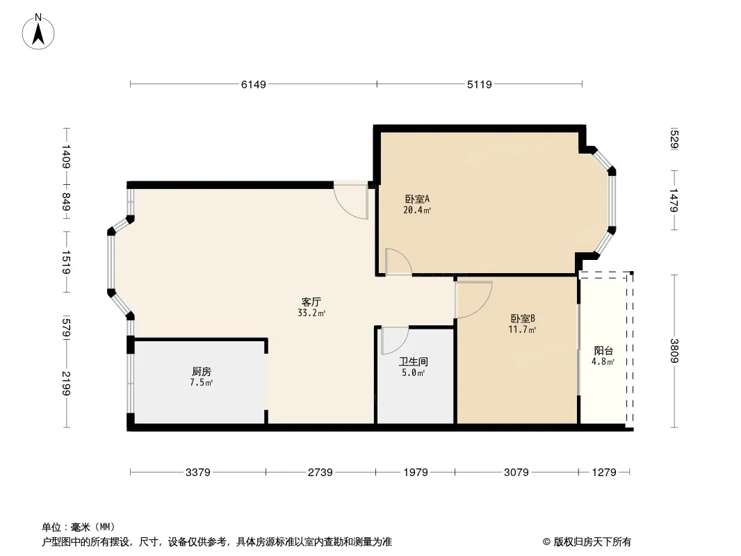 泰庄花园户型图