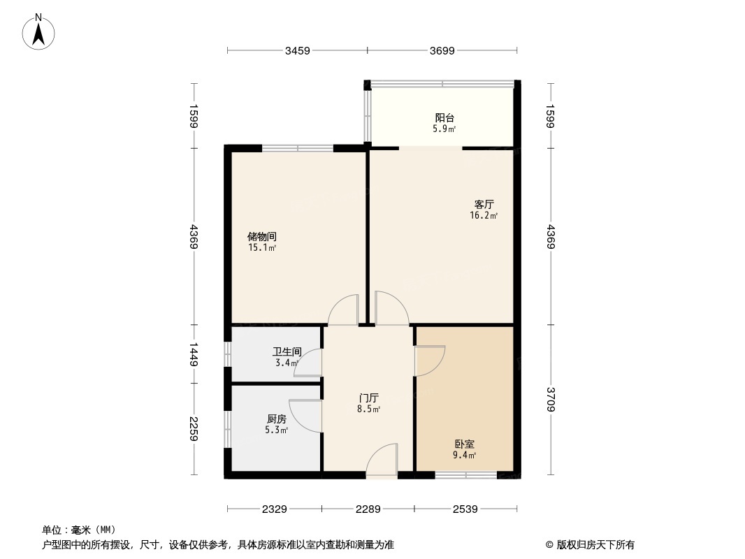 二环路东四段93号院户型图