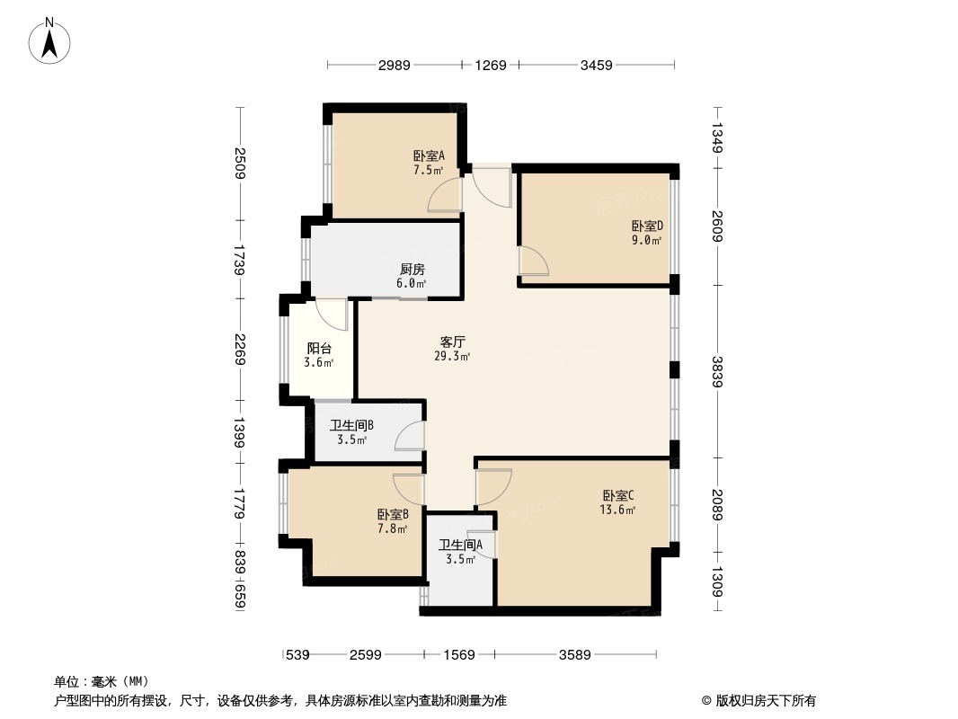 时代水岸康城户型图