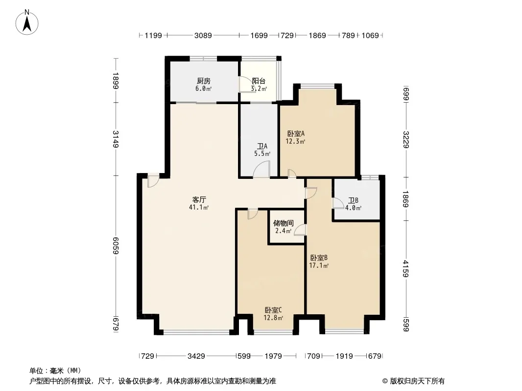 丽阳春天户型图