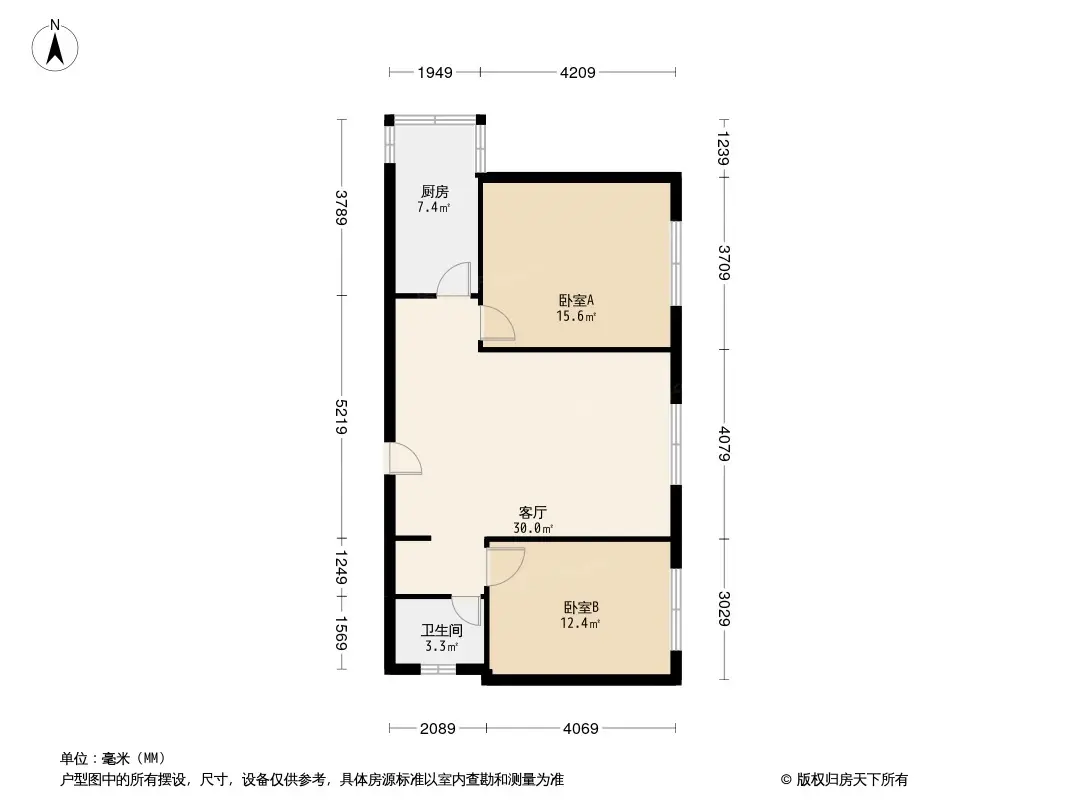 嘉和园一期户型图