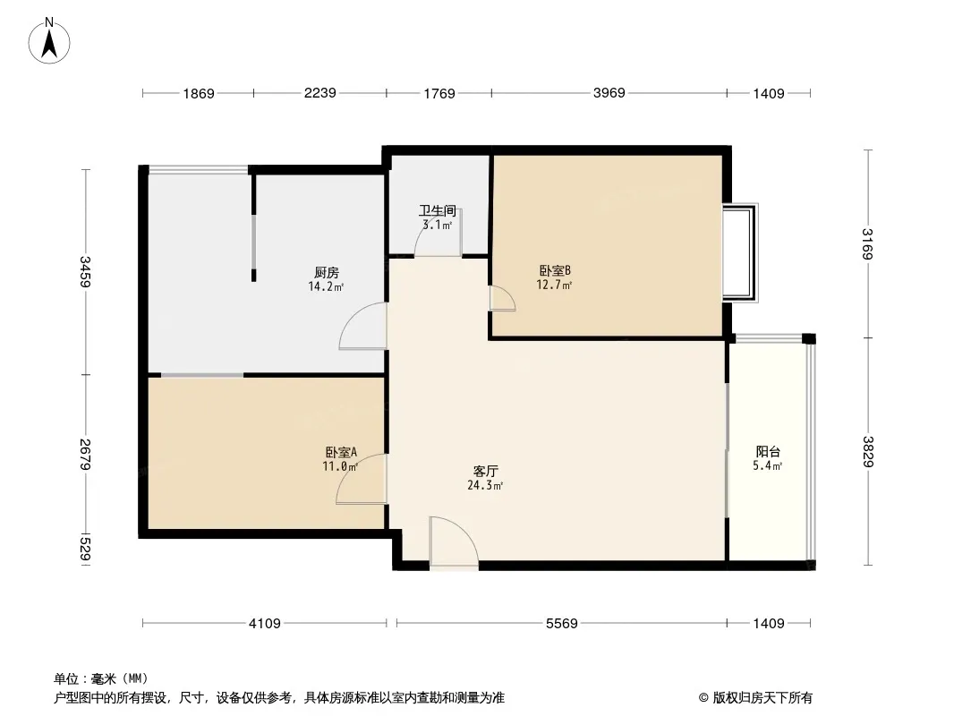 西城秀筑户型图