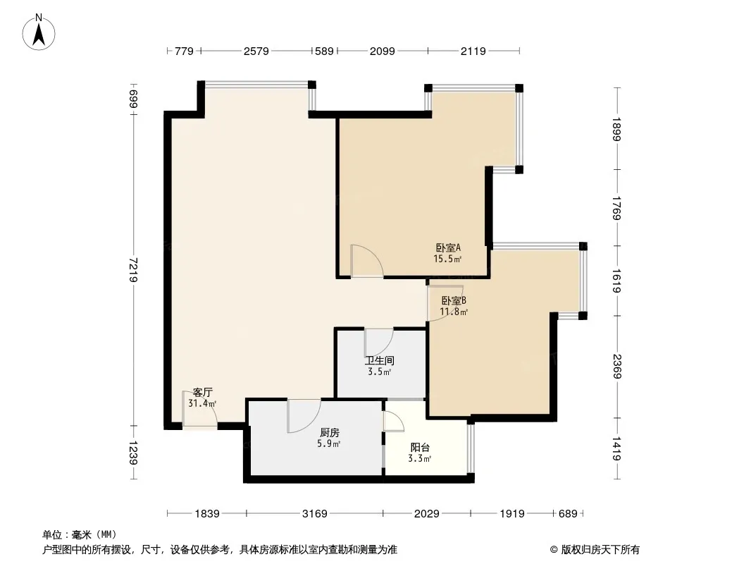 金房央座户型图