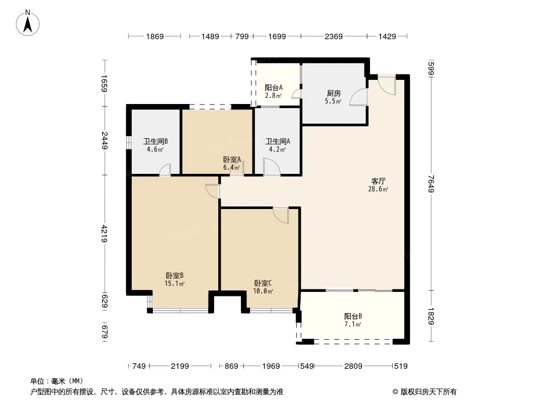 悦龙山户型图