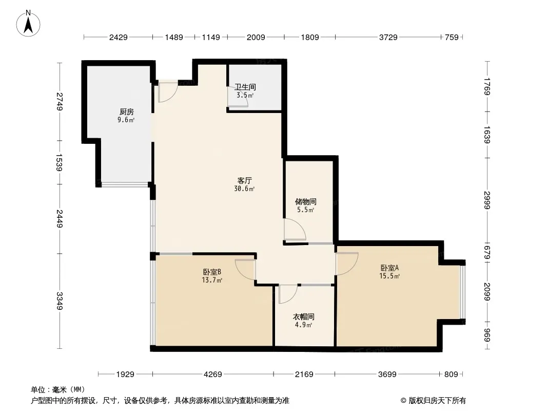 锦上南庭户型图