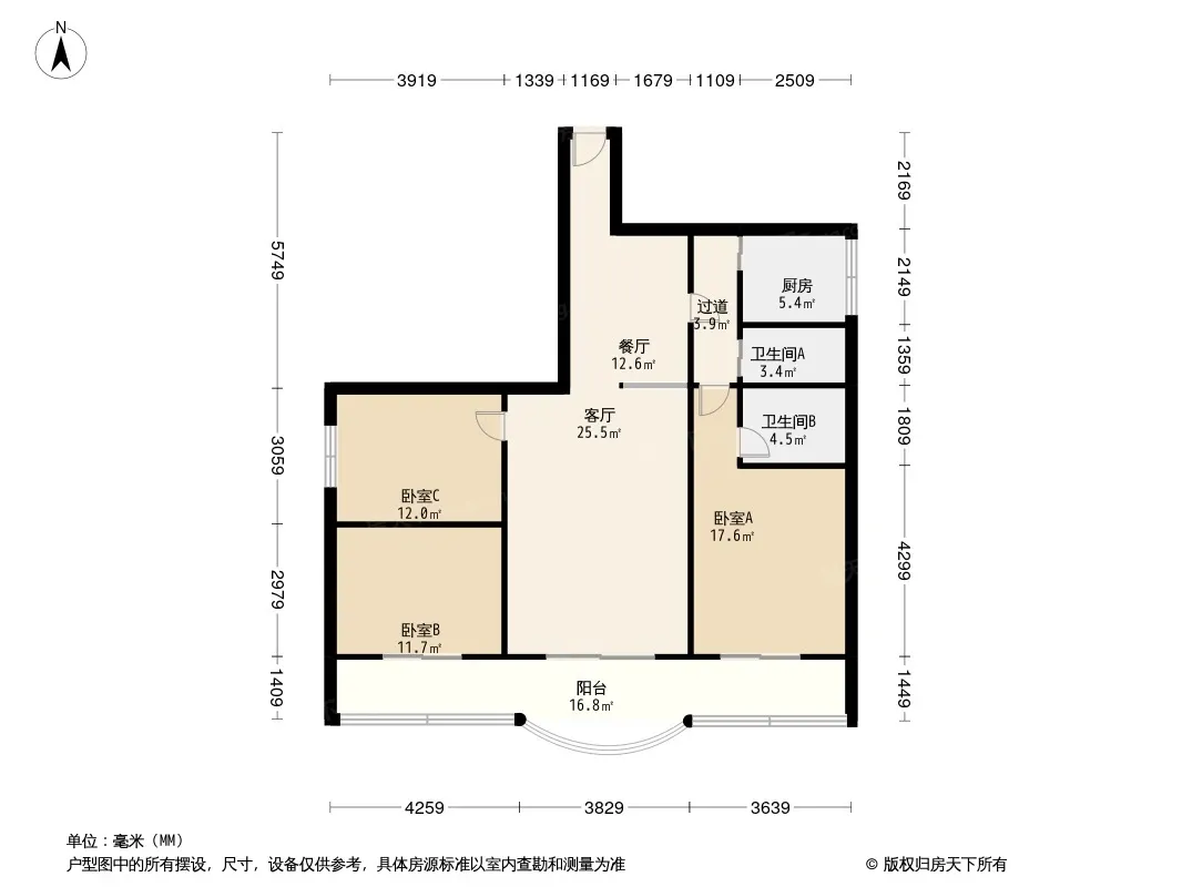 川裕苑户型图