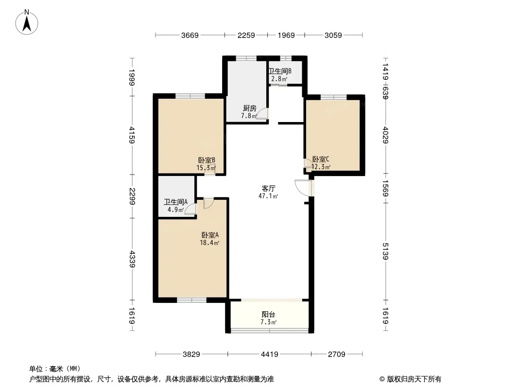 西藏阳光苑户型图