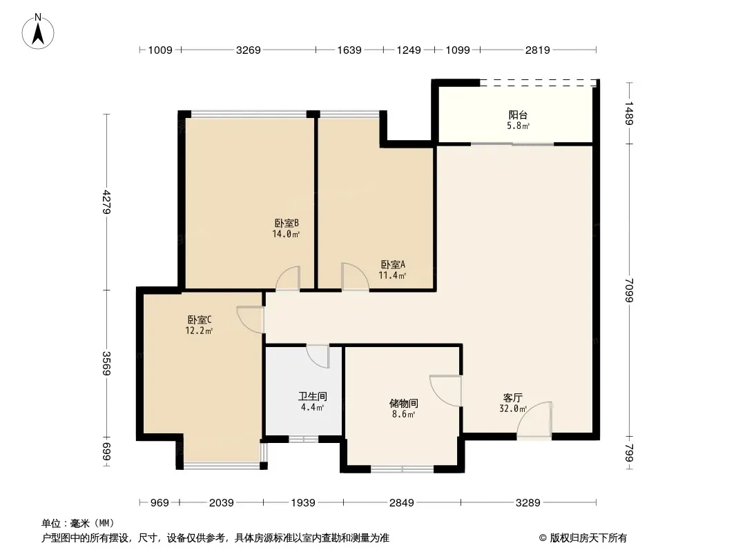 金沙美邻三期户型图