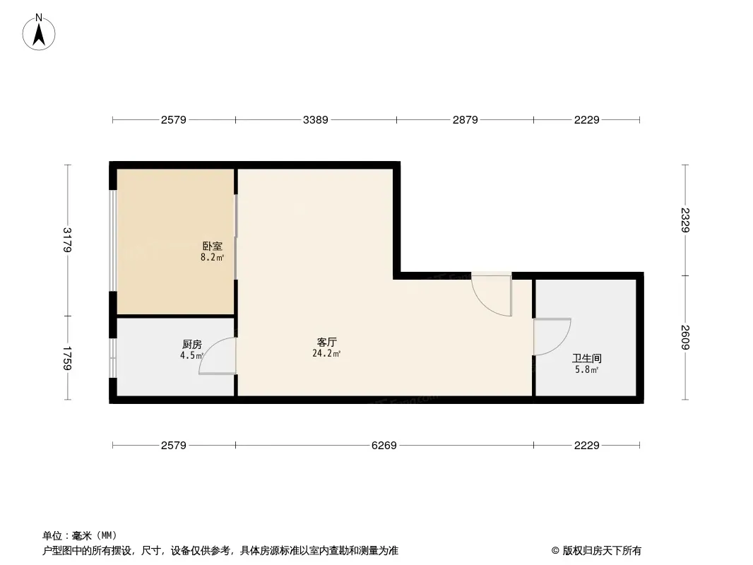 白领尊邸户型图