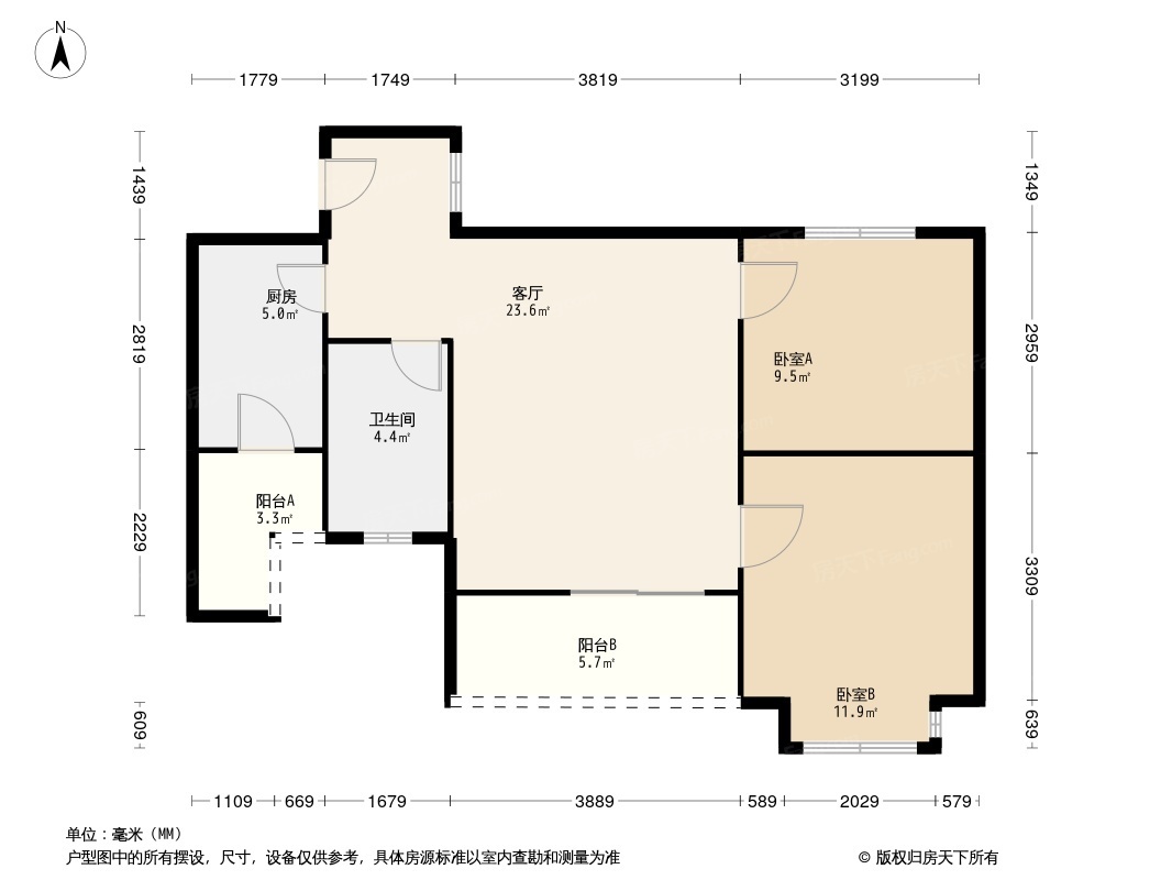 双楠锐派户型图