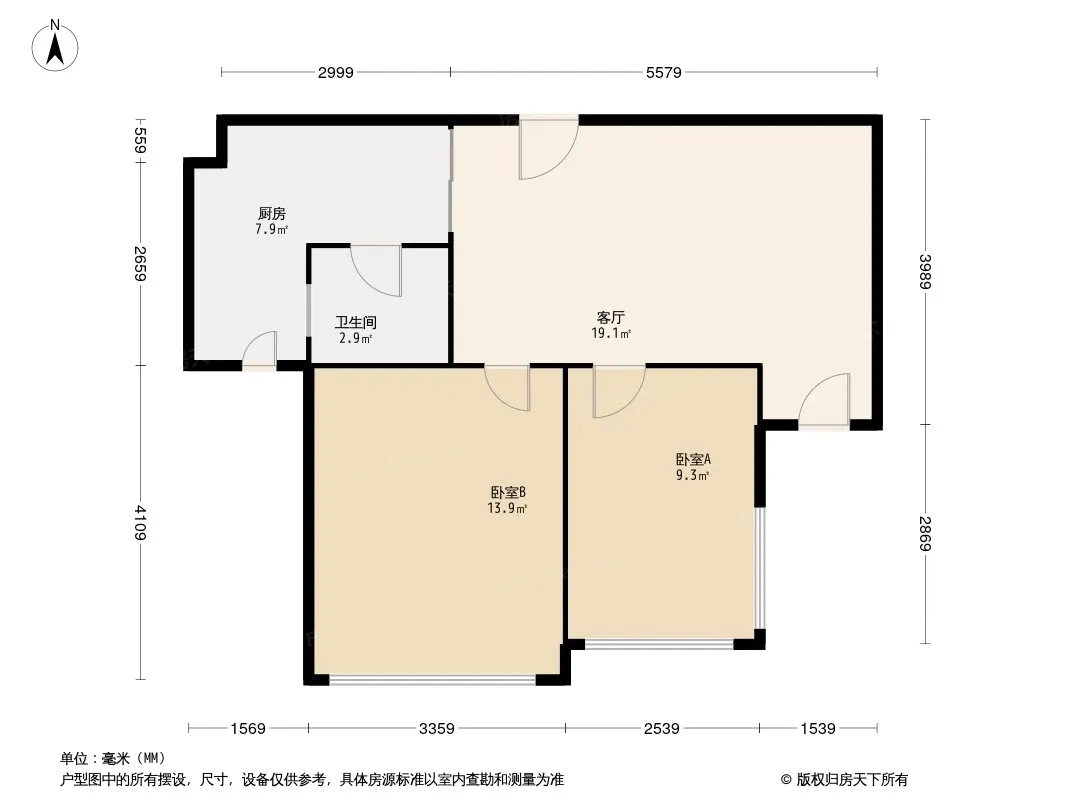 蓝光花满庭三期户型图