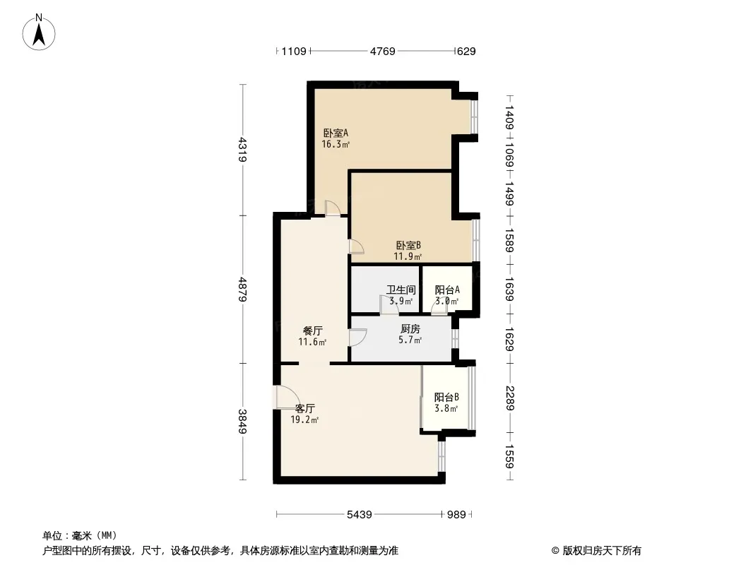 上福佳苑户型图