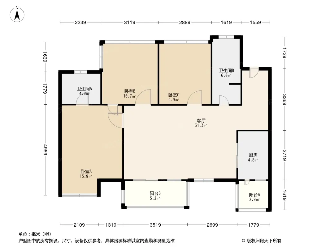 蜀鑫西TOWN户型图