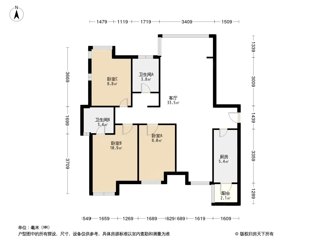 外城泰兴里户型图