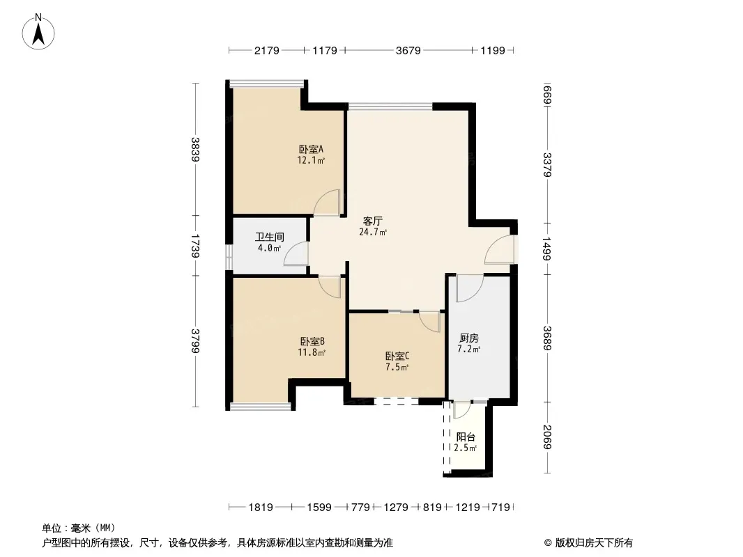 香城榕园户型图