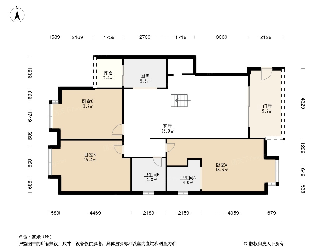 凯莱丽景(青白江)户型图