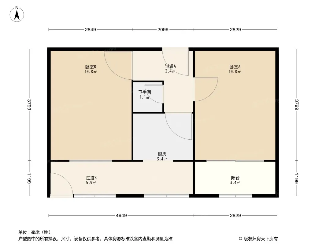 双桥路南六街社区户型图