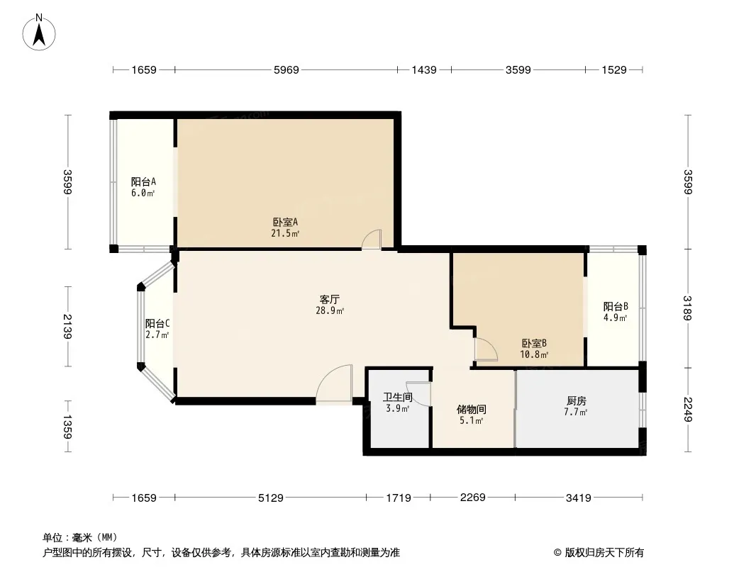 营福苑户型图