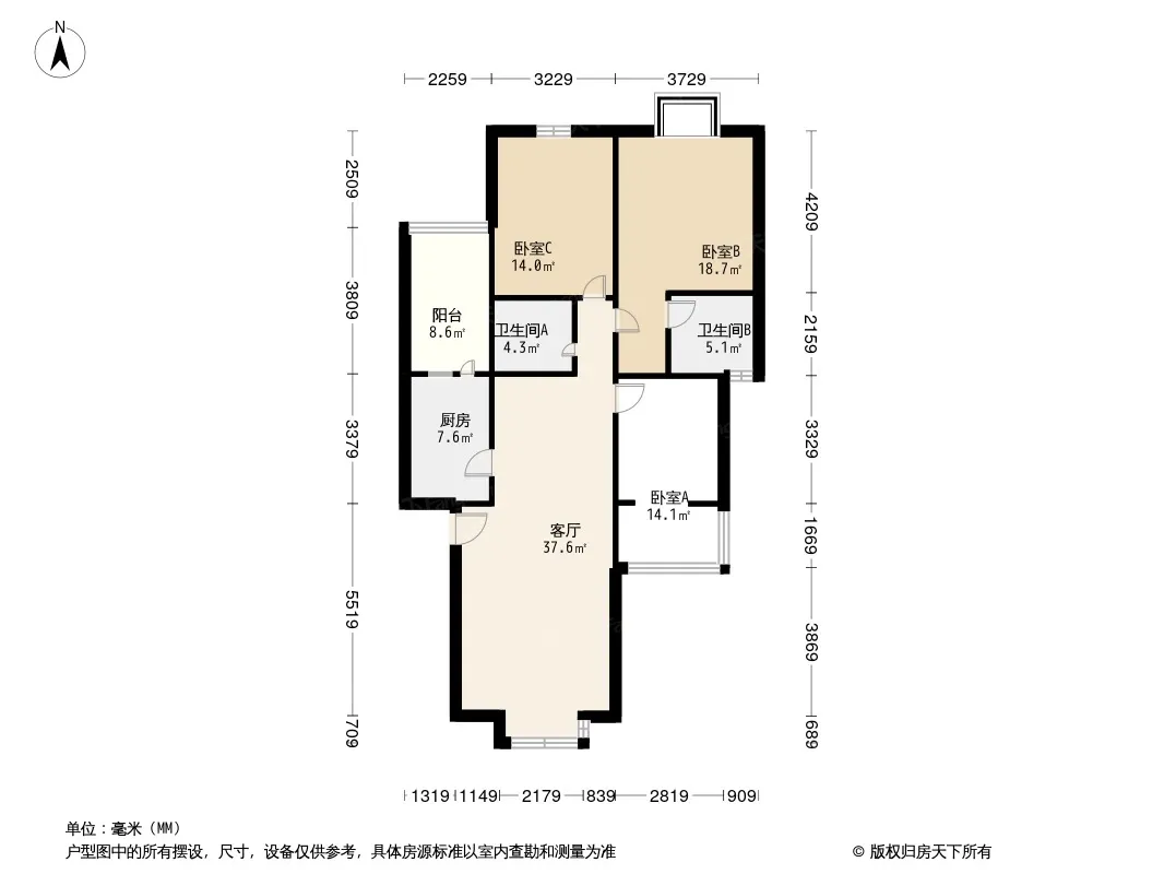 满庭芳户型图