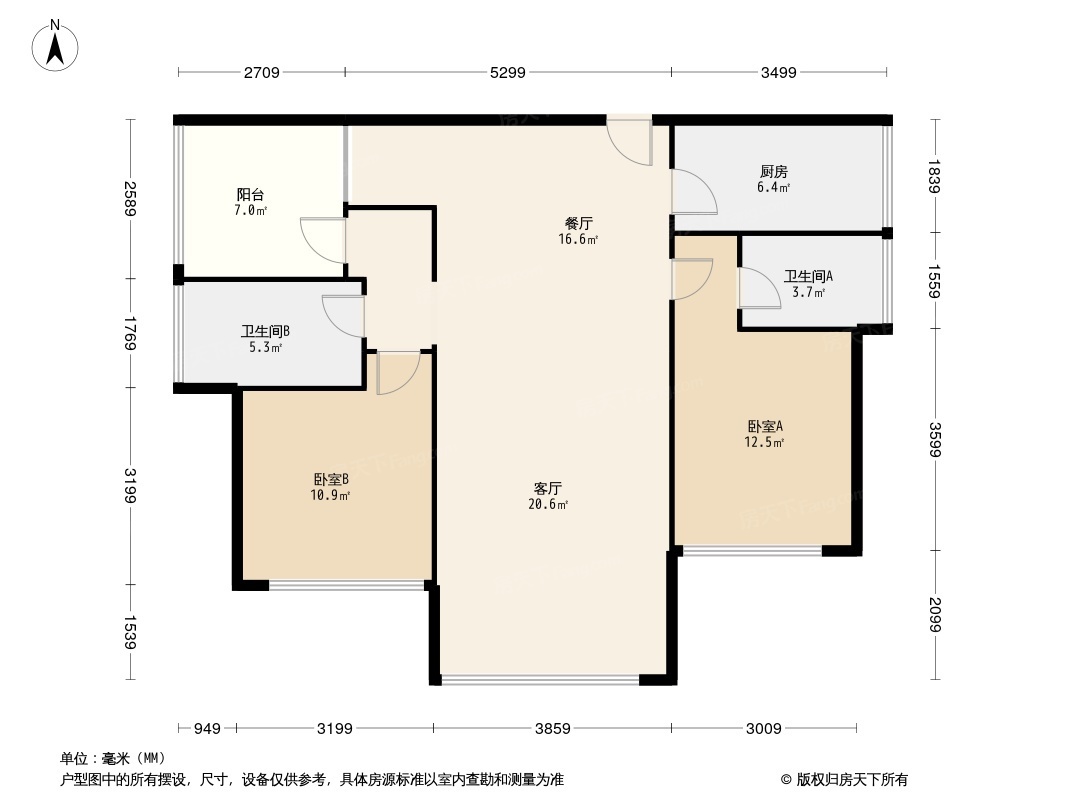 卓洲绿景苑户型图