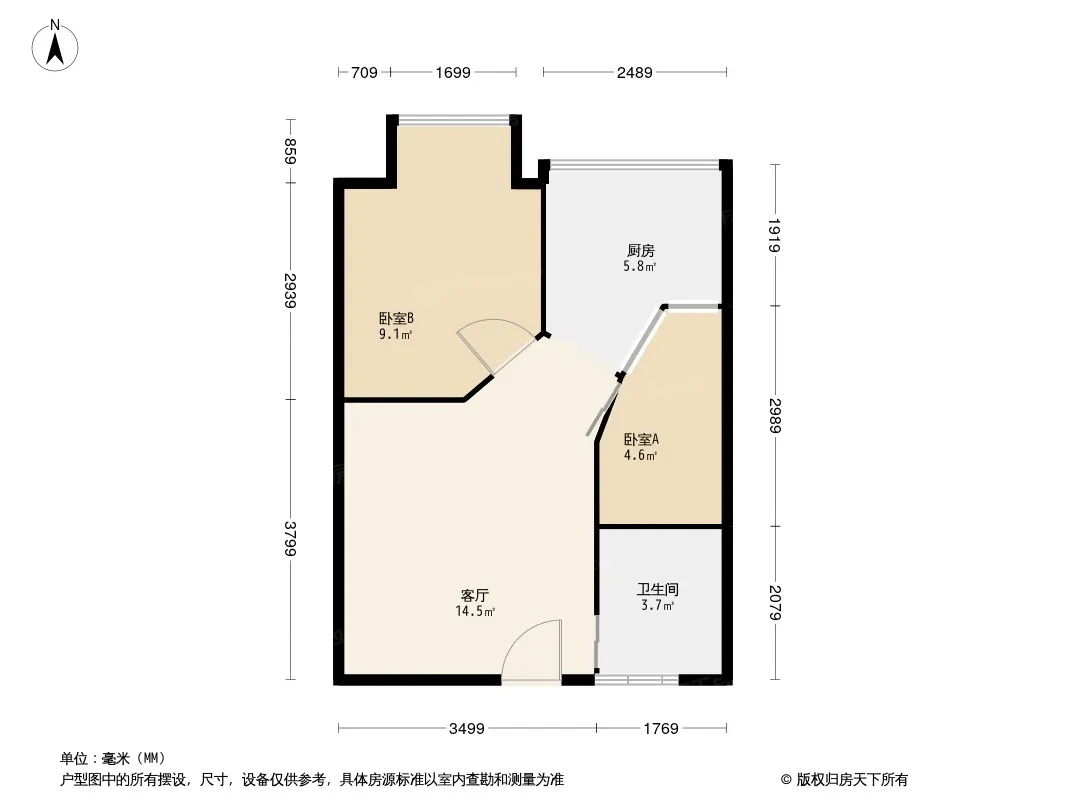 金色港湾户型图