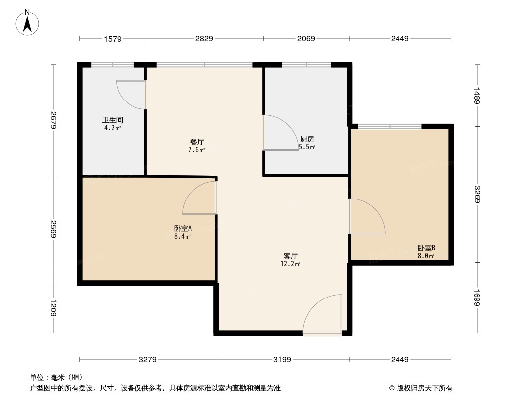 少陵横街34号院户型图