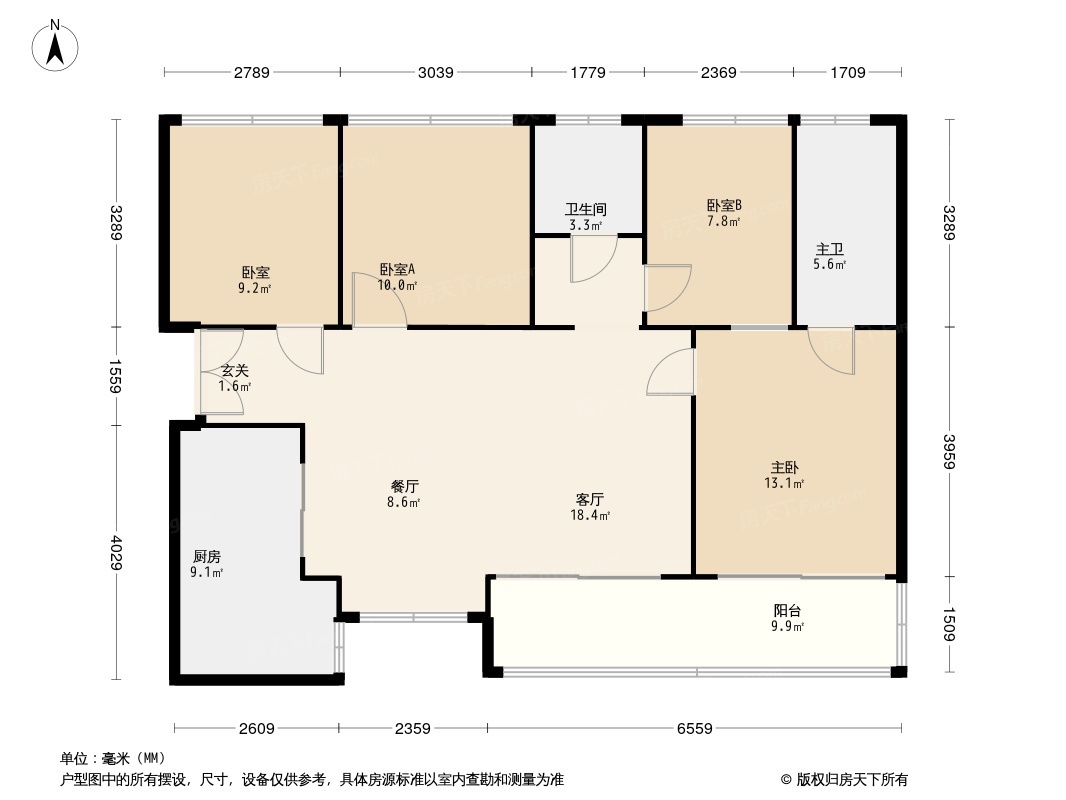 山海四季城Ⅱ华府户型图