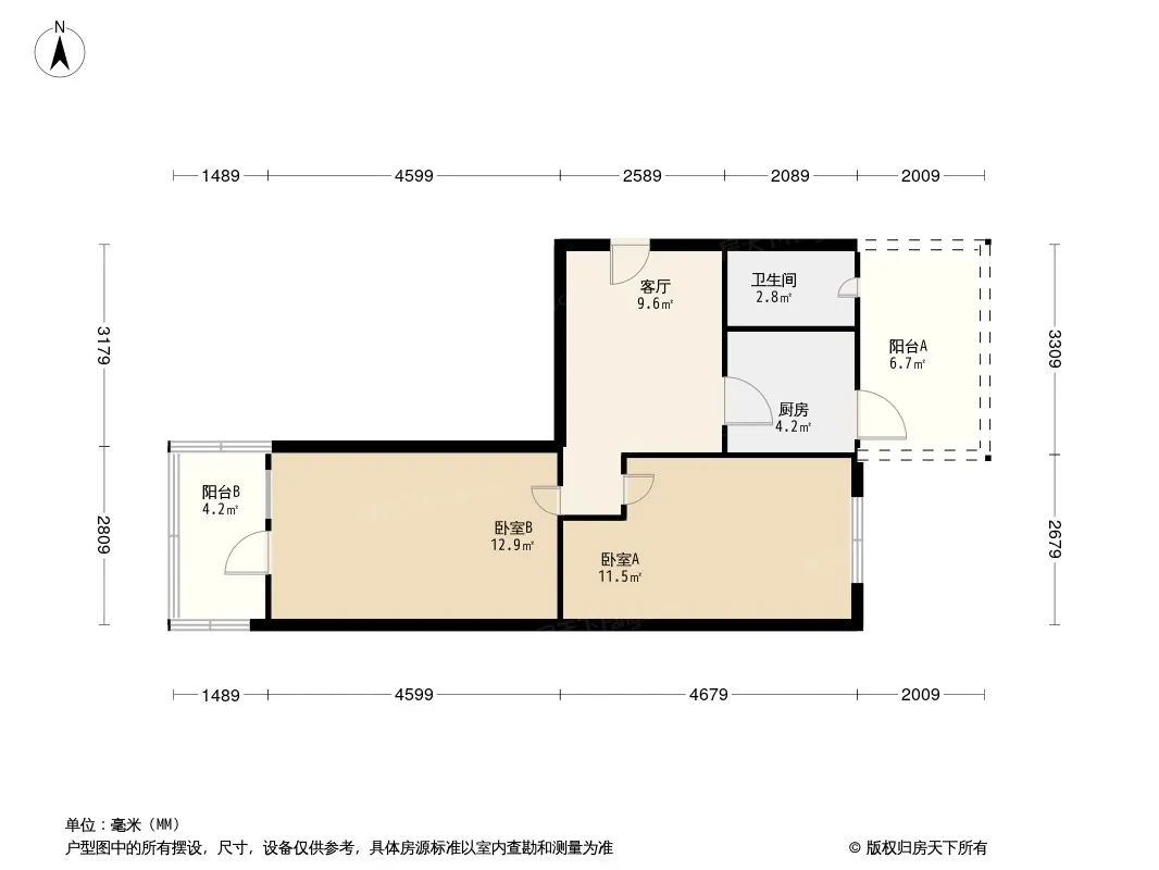 抚琴街南三巷1号户型图