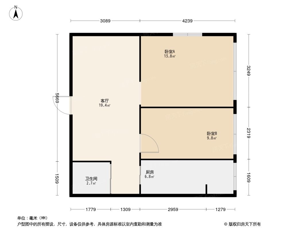 棕东小区户型图