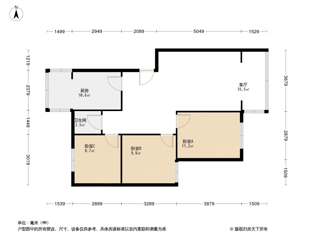 牧电巷18号院户型图