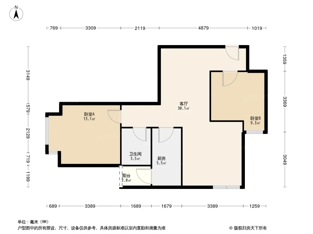 雕刻时光户型图