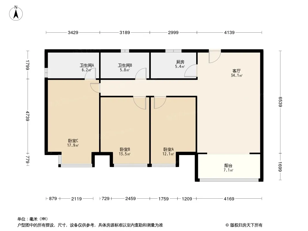 红阳西苑户型图