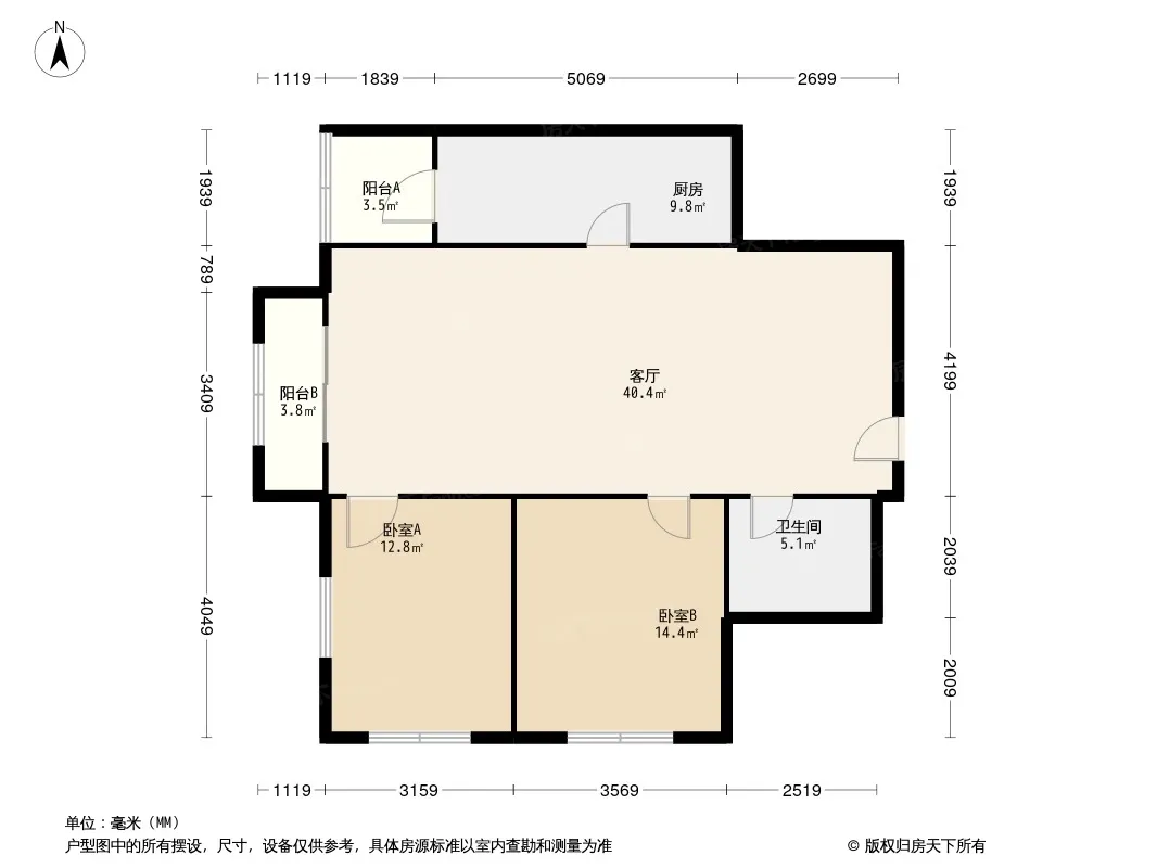 渔阳花园户型图