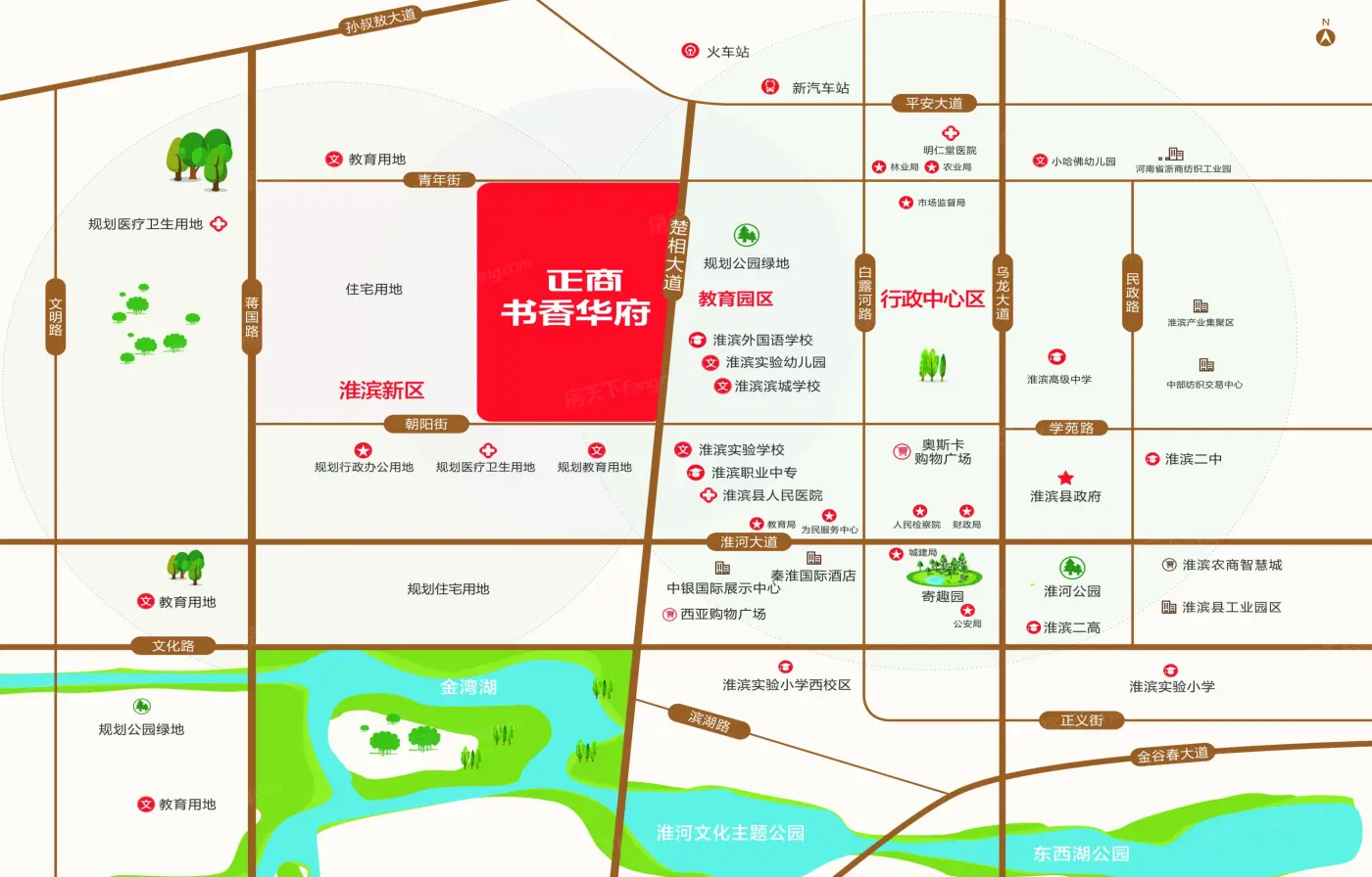 交通图:区位图