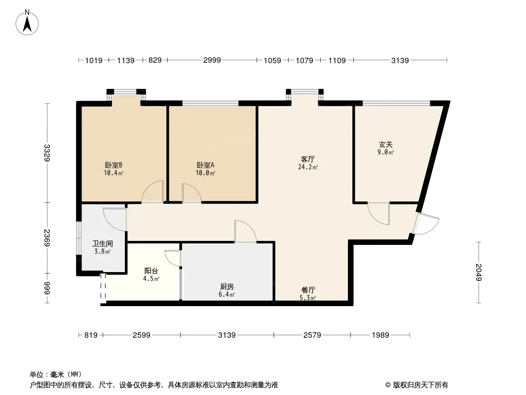 沙河湾户型图