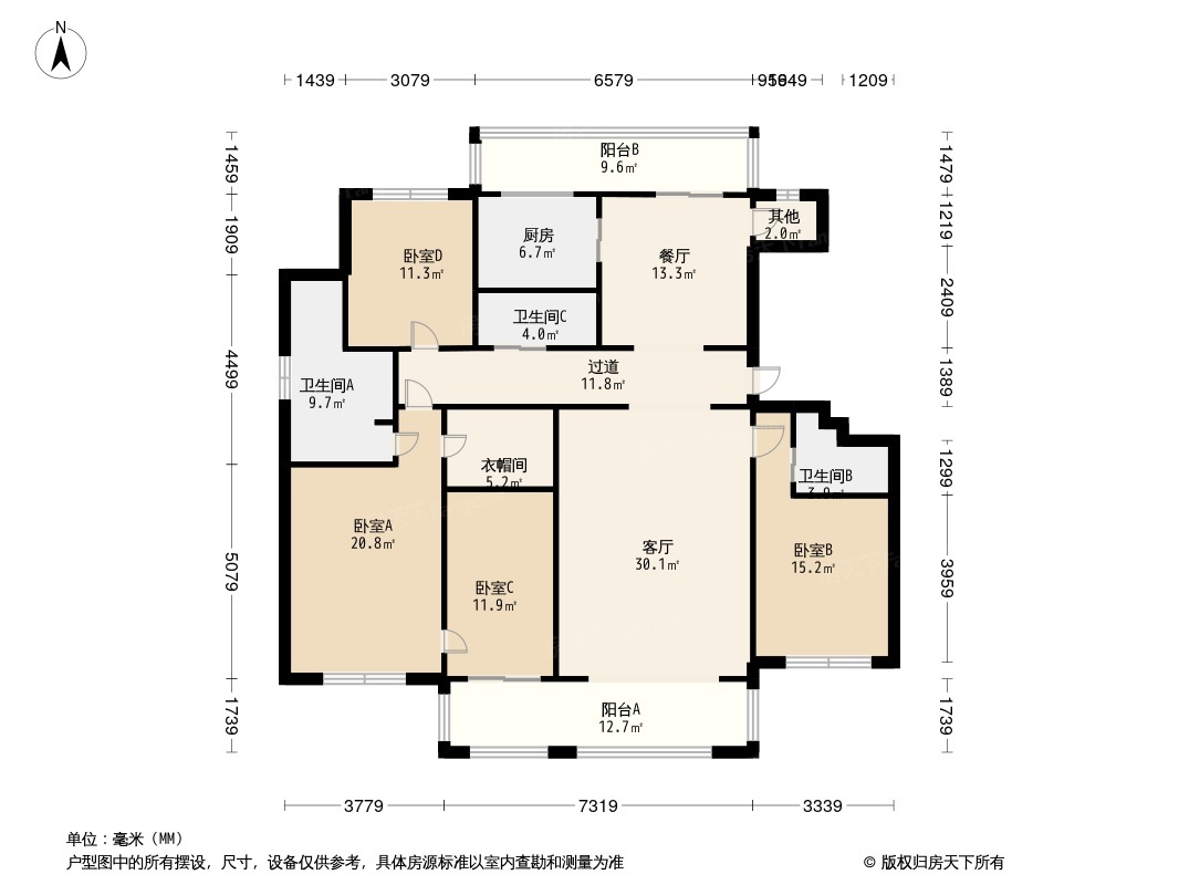 兴创屹墅户型图