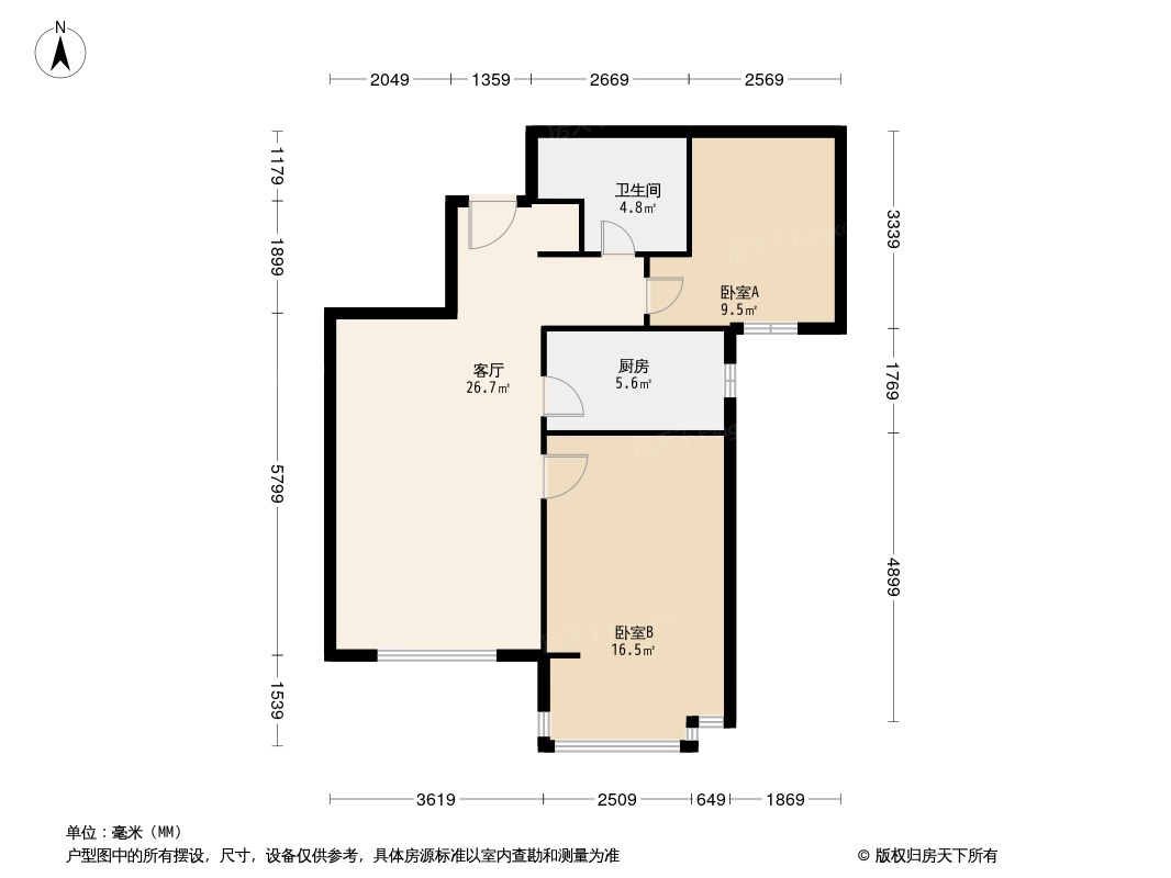 住总万科金域国际户型图