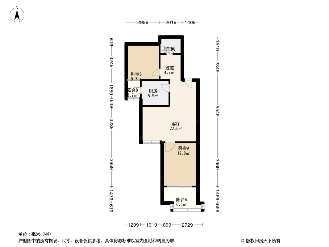 慈云寺北里户型图