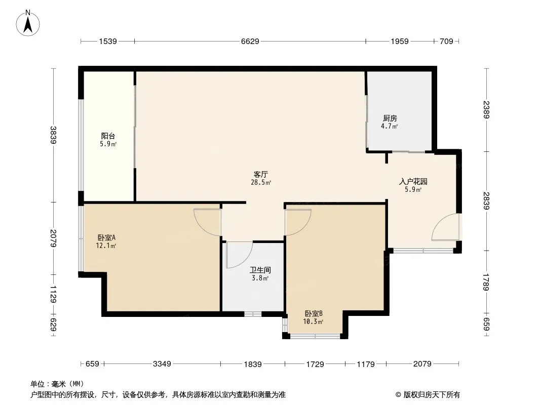 御嶺春天户型图