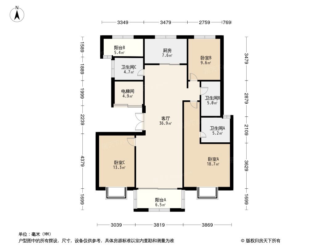 凤起钱潮户型图