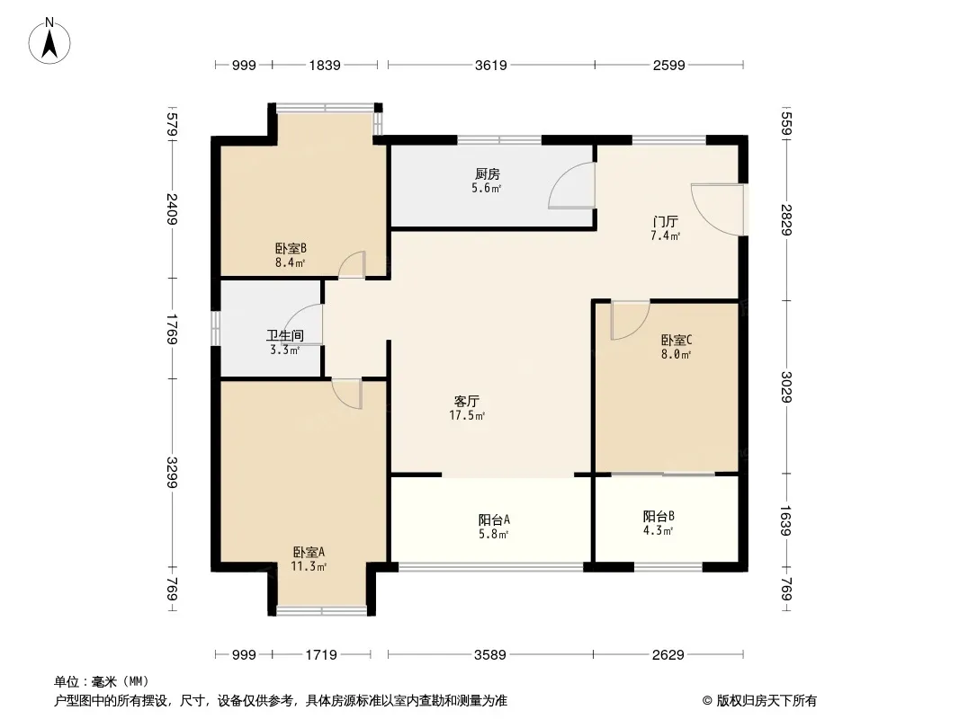 上河苑户型图