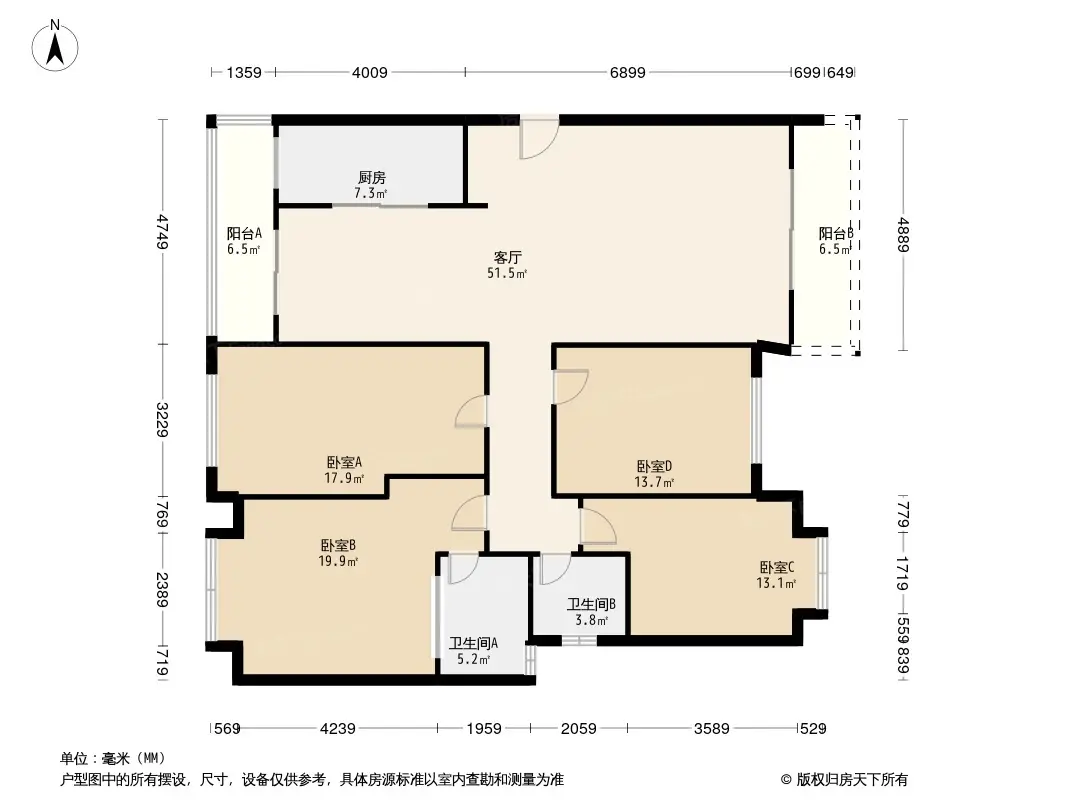 中粮香榭丽都户型图