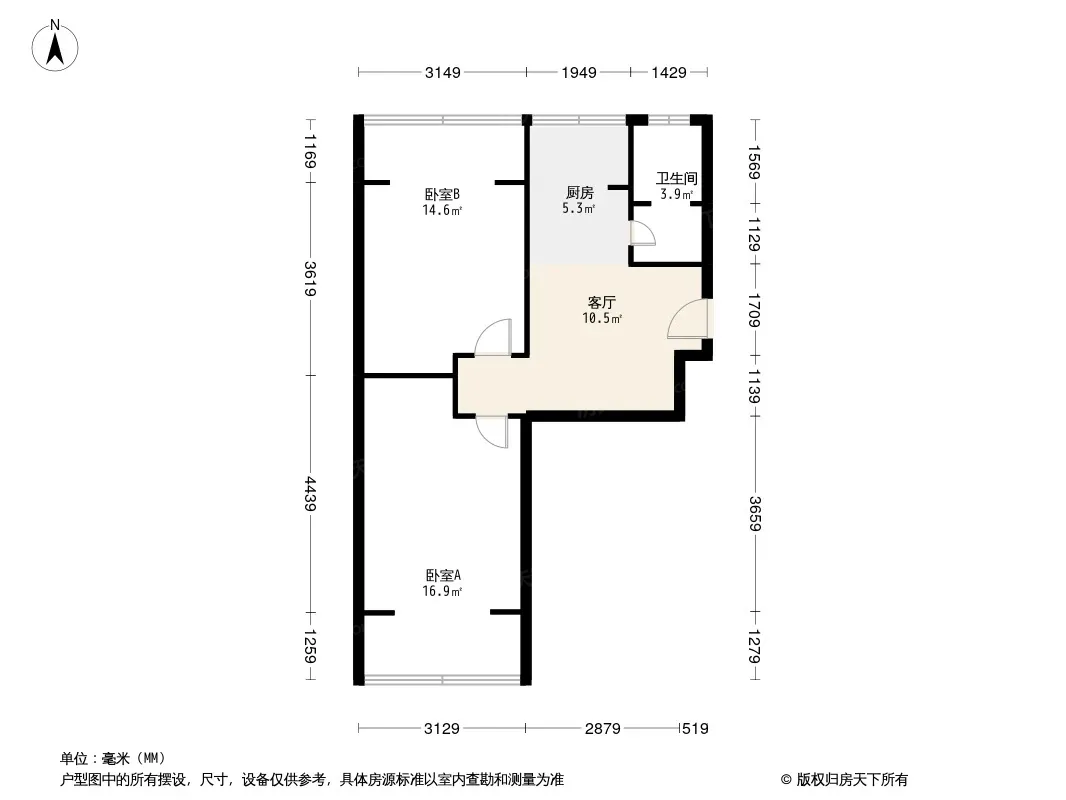 罗家碾街31号院户型图