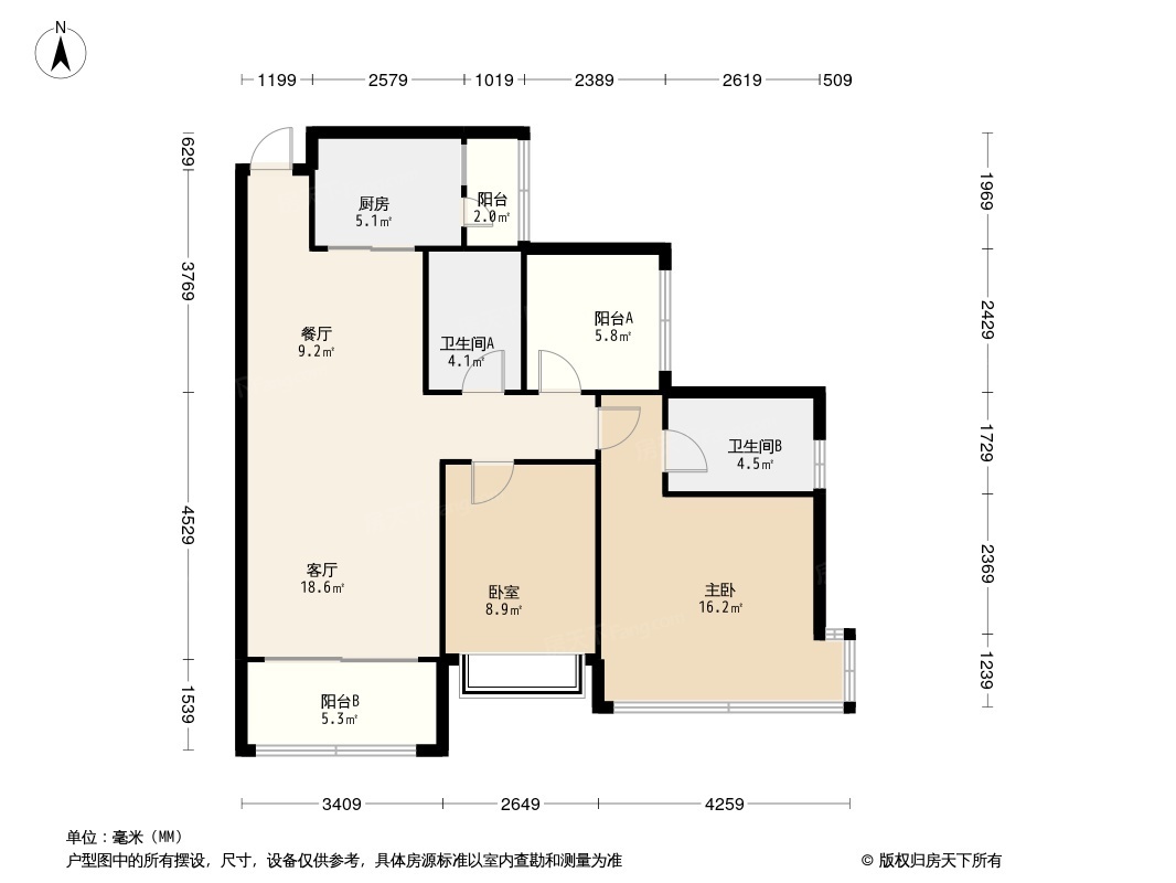 帕佳图·六里户型图