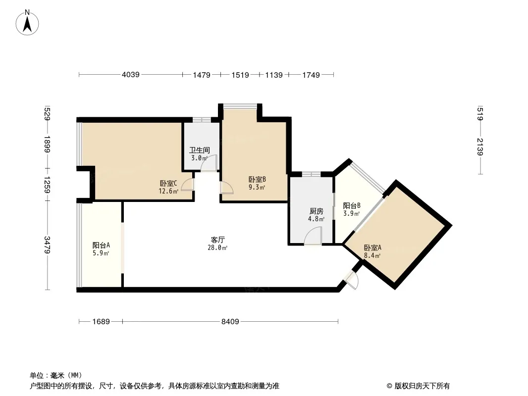 弗客城户型图
