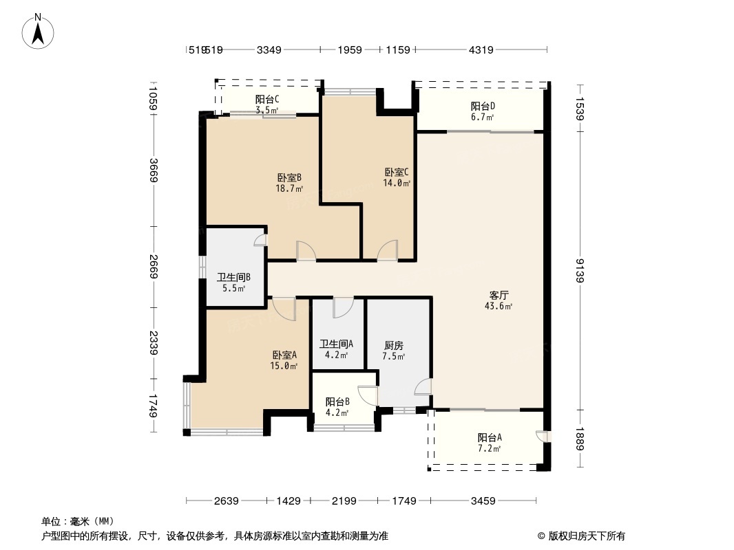 瑞安城中汇户型图