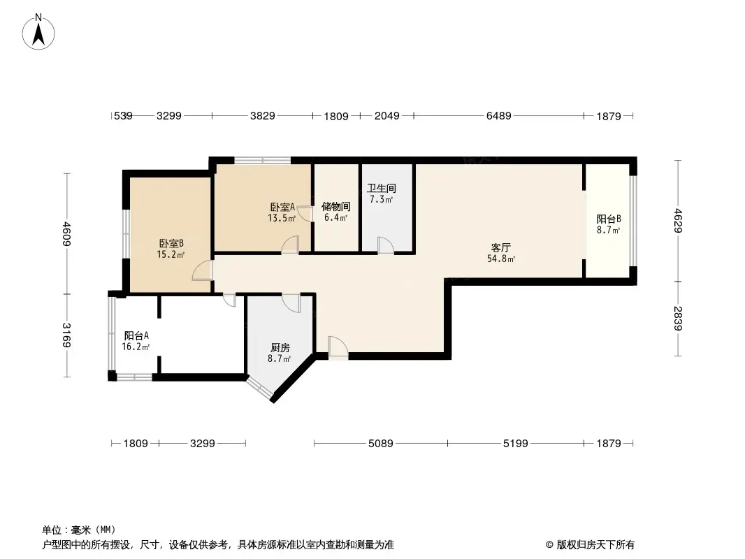 茗苑公寓户型图