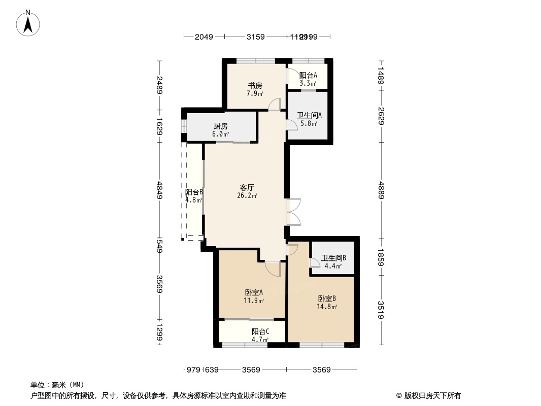 绿城莲园户型图