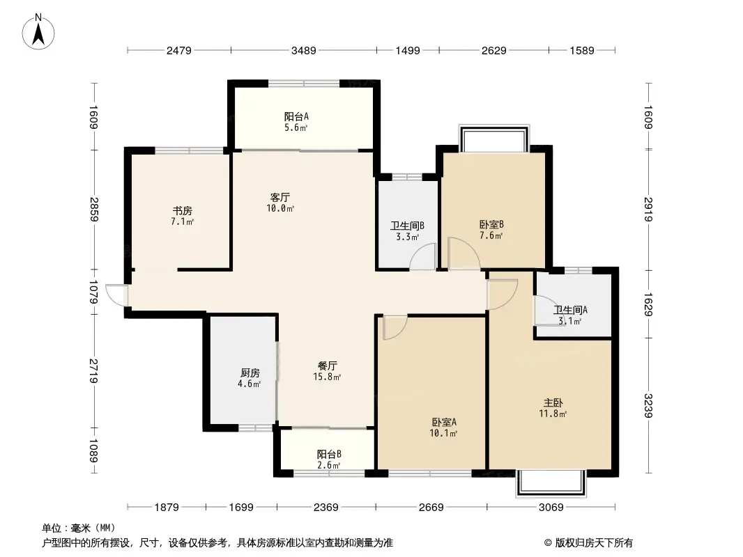 数之城澜庭户型图