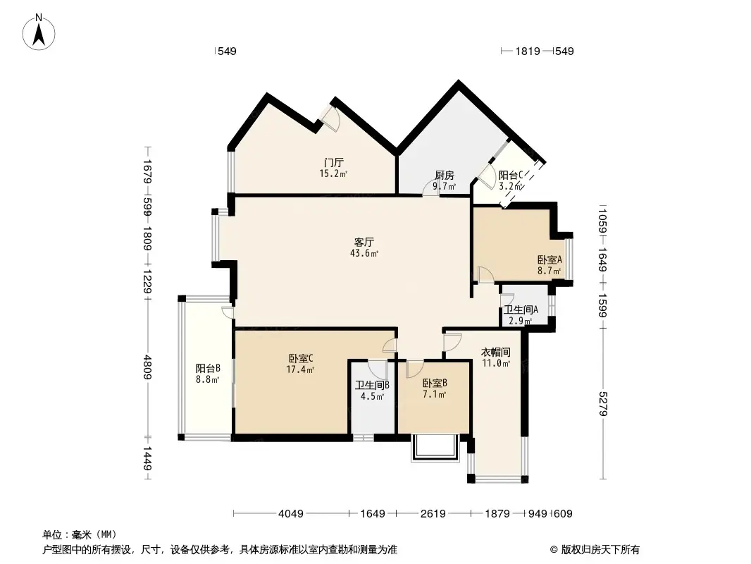 中铁双龙湾户型图